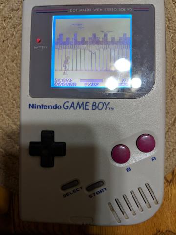 Backlit DMG Game Boy